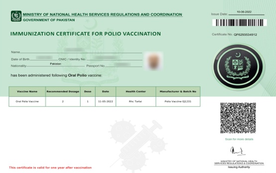 How to Get a Polio Vaccination Card for Umrah