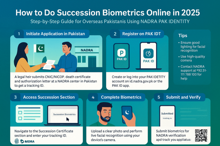 How to do Succession Biometrics Online in 2025