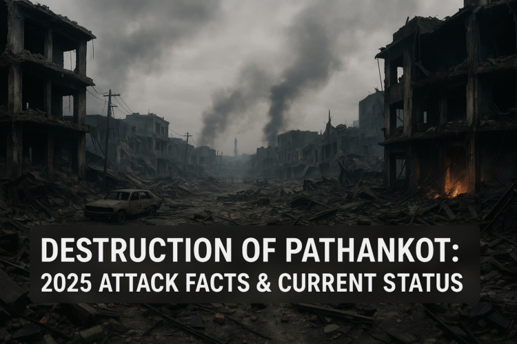 Destruction of Pathankot: 2025 Attack Facts & Current Status